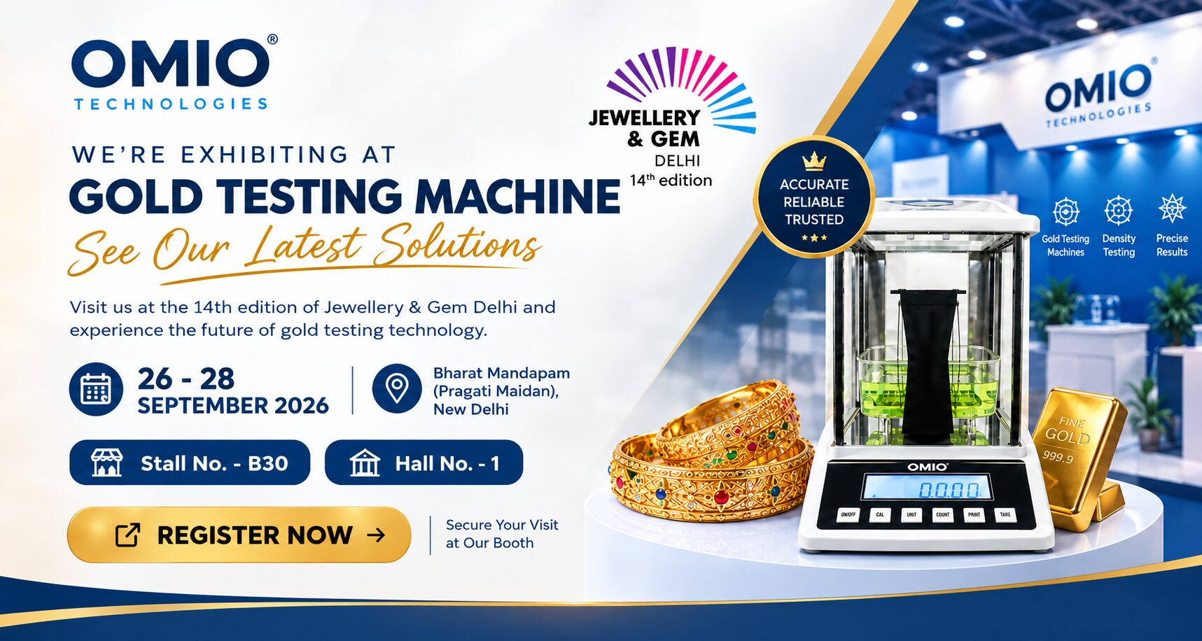 Omio Technologies at DJGF 2026: Meet Us for Advanced Gold Testing Solution