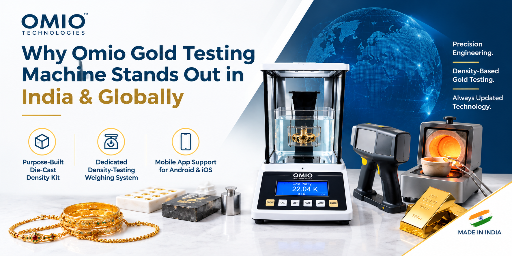 Why Omio Gold Testing Machine Stands Out in India & Globally